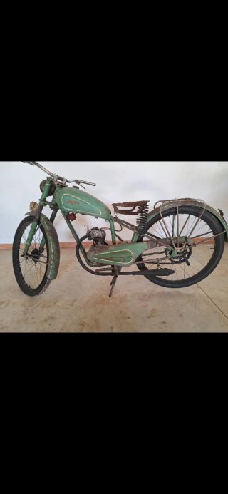 Velomotor Rieju antiguo verde
