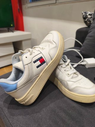 Zapatillas Tommy Hilfiger Blancas y Azules
