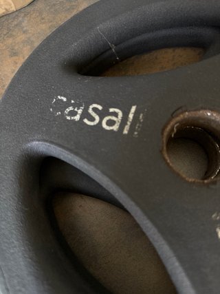 2 Dischi Ghisa 5kg Palestra Casall Sweden