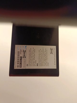 Supporto Nero per Tablet e Cuffie