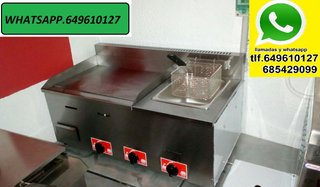 Freidora Gas 6L con Plancha Asar