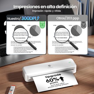 PHOMEMO M834 IMPRESORA TÉRMICA PORTÁTIL A4 300DPI