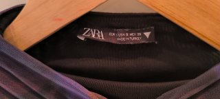 Vestido Zara Morado