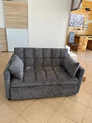 Sofá Cama Gris 2 Plazas - Hacemos envios