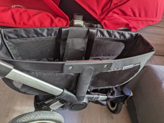 Carro gemelar Bugaboo Monkey color Rojo