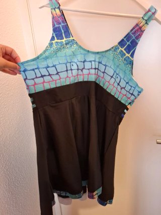 Bañador Talla Grande Negro y Azul