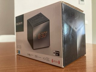 Radio Despertador Sony Negro