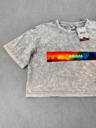 Camiseta Top, Gris Talla S
