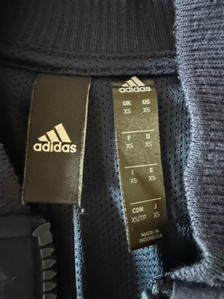 Chaqueta Adidas Real Madrid Azul y Blanca