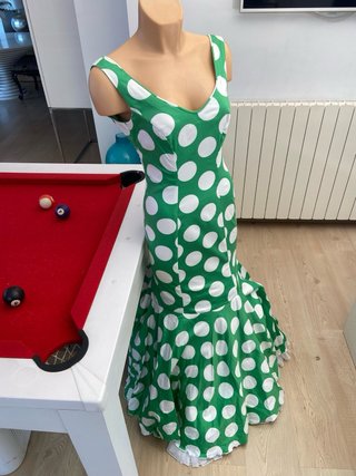SN8 Vestido Flamenca corte sirena