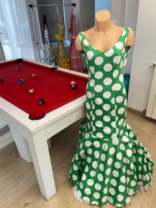 SN8 Vestido Flamenca corte sirena