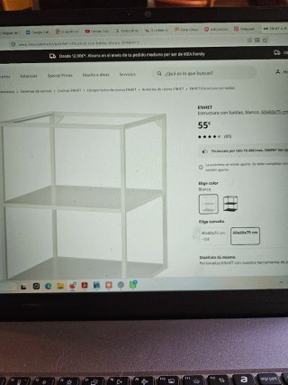 3 modulos cocina Enhet ikea, cajonera + 2 estanter