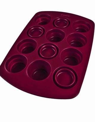 Molde silicona para muffins plegable