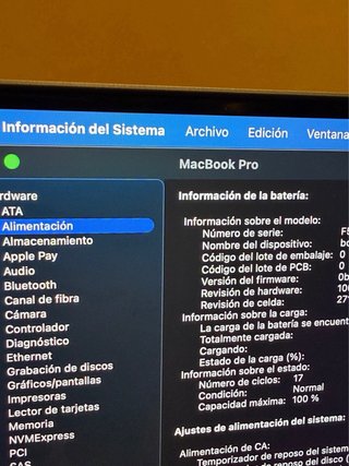 MacBook Pro 14 M5 32GB RAM 1TB SSD 17 ciclos