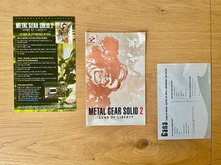 🇪🇸Metal Gear Solid 2 COMPLETO + Manual guía EXTRA!!