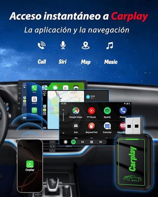 Diyauder Adaptador Carplay inalámbrico