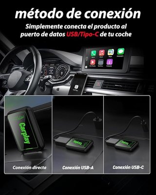 Diyauder Adaptador Carplay inalámbrico