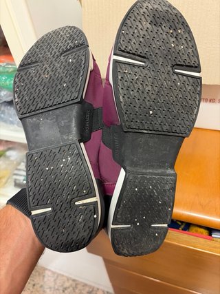 Scarpe Hermes Uomo Viola Nere