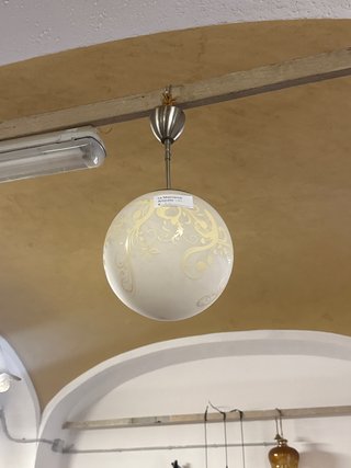 Lampadario La Matriarca Vetro e Metallo