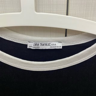 Camiseta negra zara
