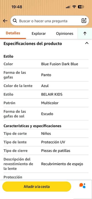 Gafas de sol infantiles Hawkers BELAIR KIDS – Blue