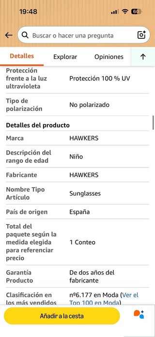 Gafas de sol infantiles Hawkers BELAIR KIDS – Blue