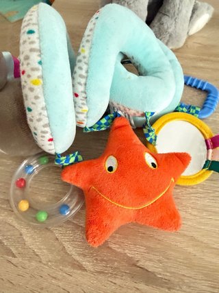 Lote Juguetes Peluches y Sonajero