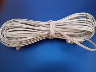 Lotto 2 Cavi Ethernet Piatti Cat8 32mt, nuovi