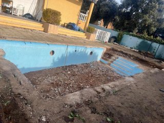 Piscina pierde Aqua.Lamina armada (lainer)