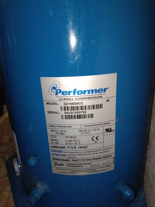 Compresor Scroll Danfoss Performer.