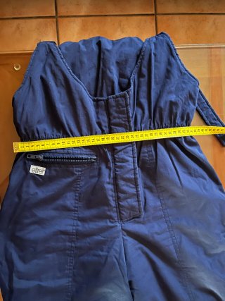Mono de esquí vintage Etirel azul