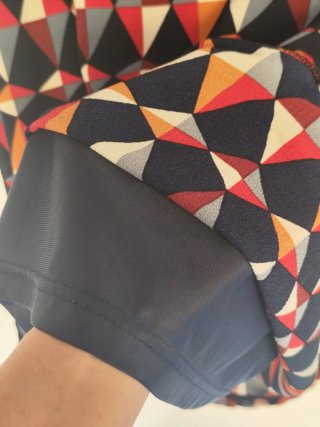Vestido Multicolor Geométrico alegre