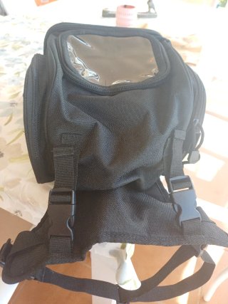 Bolsa depósito moto negra