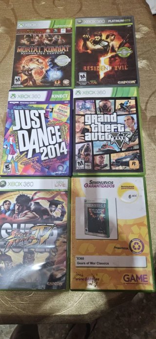 Lote 6 Giochi Xbox 360