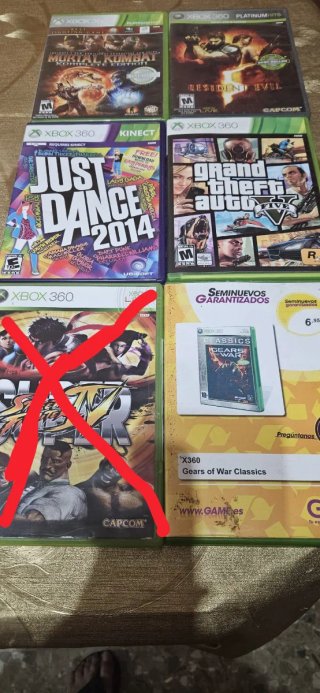 Lote 5 Giochi Xbox 360