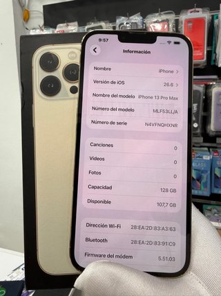 iPhone 13 Pro Max 128GB Oro/perfetto stato