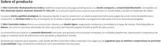 Mando Bluetooth Indeca PS4/Switch/Android/PC/iOS/