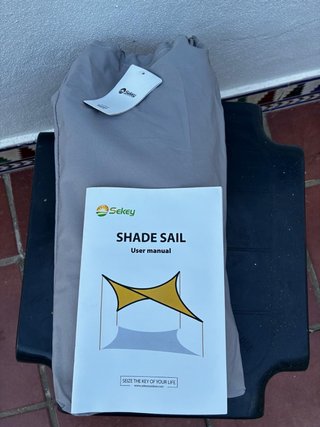 Vela Toldo Triangular Sekey