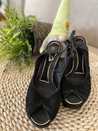 Zapatos de tacón negros talla 39