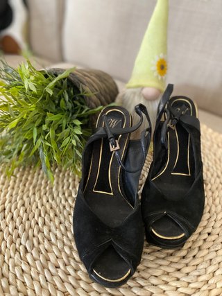 Zapatos de tacón negros talla 39