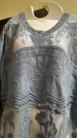 Blusa elegante 100% cotone