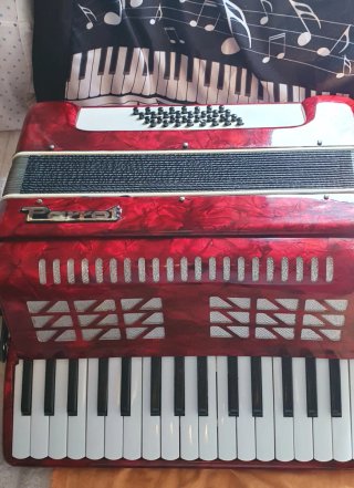 Fisarmonica Parrot Rosso 32 Bassi