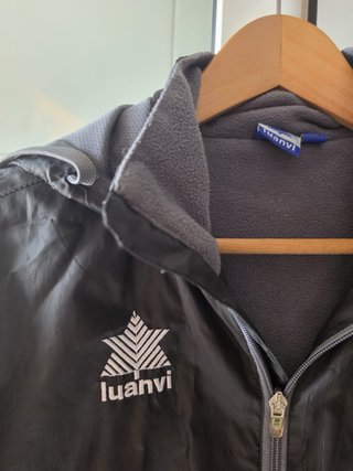 Anorak Luanvi Unisex Negro