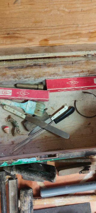 Lote Herramientas Antiguas y Taladro Manual