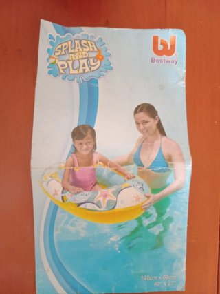 Barquita hinchable infantil 102x69 cm