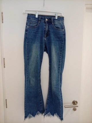 Pantalón campana vaquero Talla XS