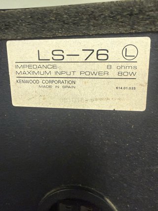 Coppia Altoparlanti Kenwood LS-76