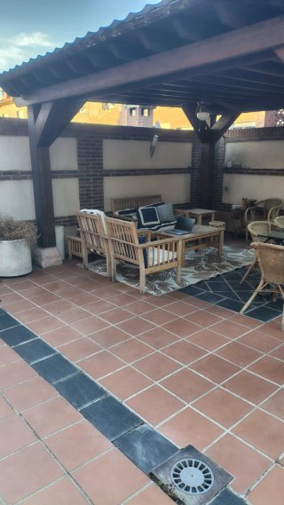 Conjunto Muebles de Jardín Madera y Mimbre
