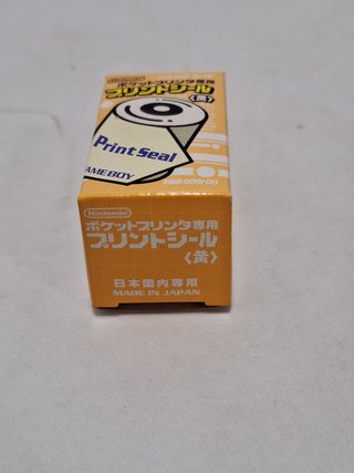 Game Boy Printer PrintSeal papel impresora yellow