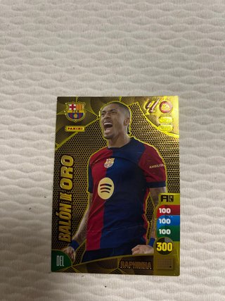 Cromo Raphinha Balón de Oro Adrenalyn 24/25